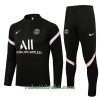 Paris Saint-Germain Trenings Collegegenser Set 22-23 Kvart-Zip Svart Lys Rosa - Herre